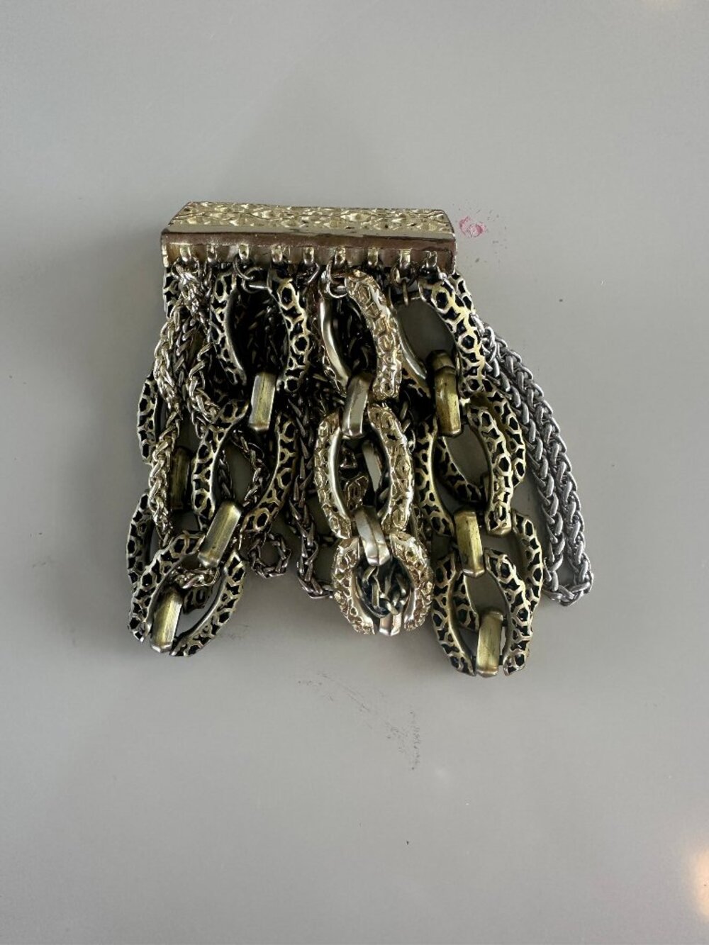 Kendra Scott Gold Tone Silver Tone Chain Bracelet Vintage